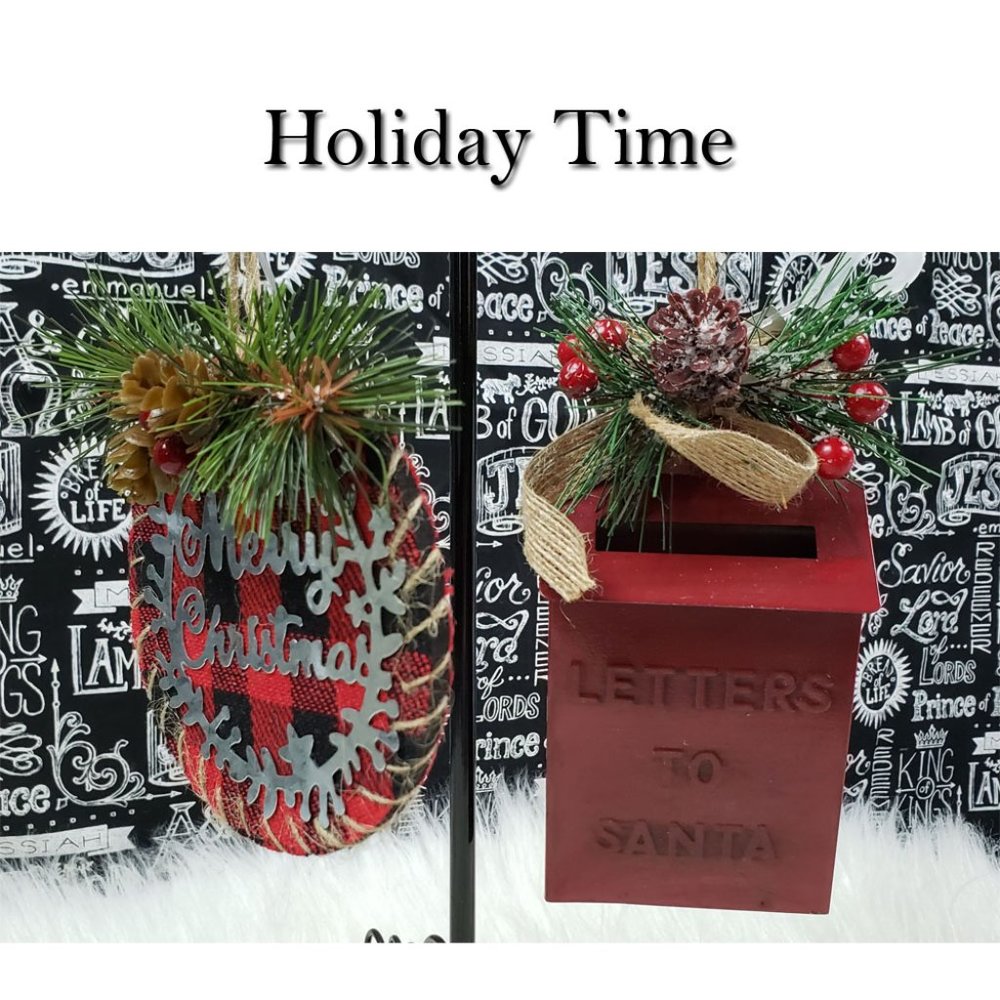 Letters To Santa Merry Christmas Orn NWT